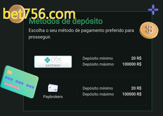 O cassino bet756.combet oferece uma grande variedade de métodos de pagamento